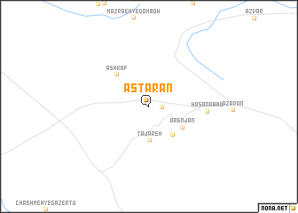 map of Astārān