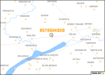 map of Astashkovo