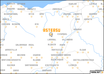 map of Asteasu