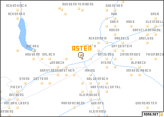 map of Asten