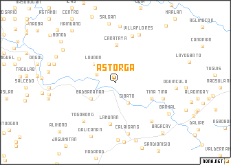 map of Astorga