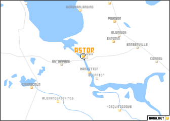 map of Astor