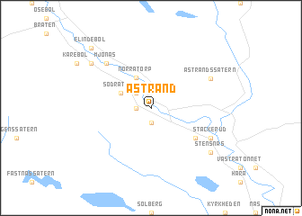 map of Åstrand