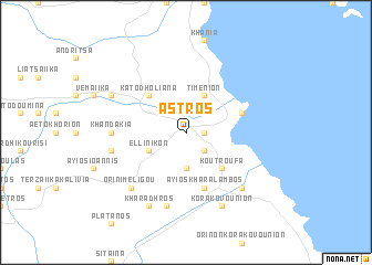 map of Ástros