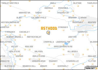map of Astwood