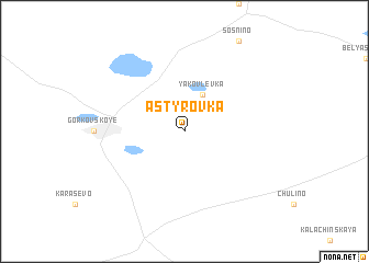 map of Astyrovka