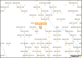 map of Asuboa