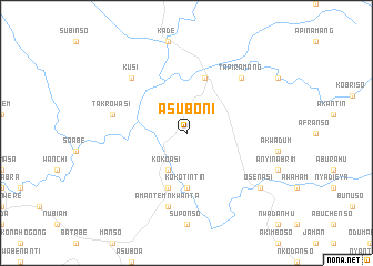 map of Asuboni