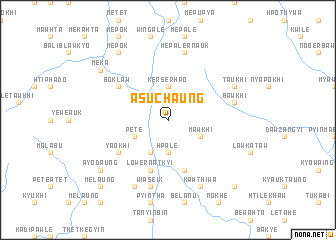 map of Asuchaung