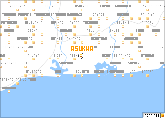 map of Asukwa