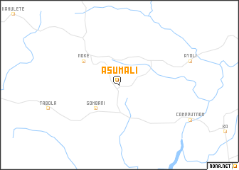 map of Asumali