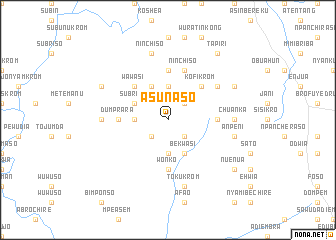 map of Asunaso