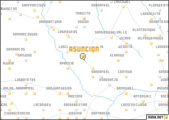 map of Asunción