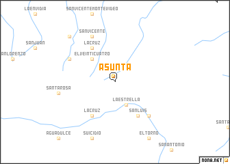 map of Asunta