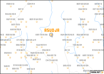 map of Asuoja