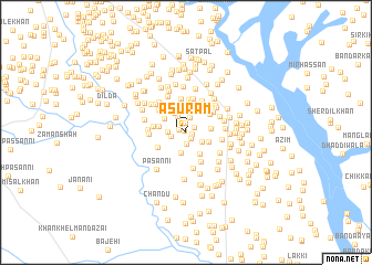 map of Asu Rām