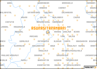 map of Āsura Sitārāmbāri