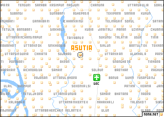 map of Āsutia