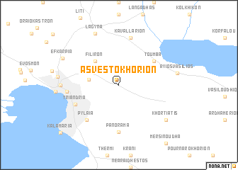 map of Asvestokhórion