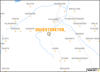 map of Asvestópetra