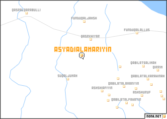 map of Asyādī al ‘Amārīyīn