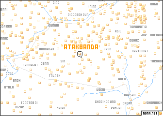 map of Atak Bānda