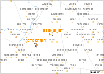 map of Atakonio