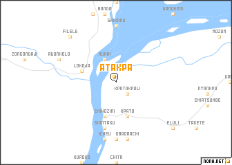 map of Atakpa