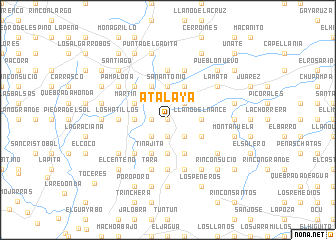 map of Atalaya