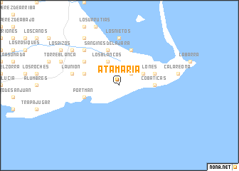 map of Atamaría