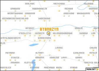 map of Atanazyn