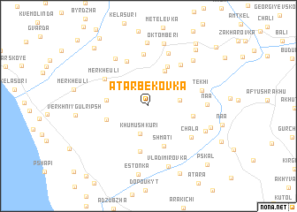 map of Atarbekovka