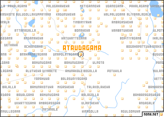 map of Ataudagama