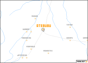 map of Atebubu