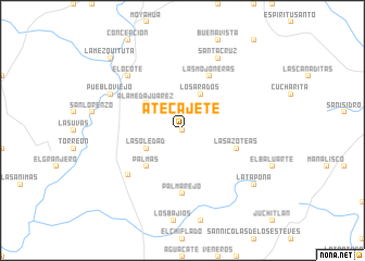 map of Atecajete