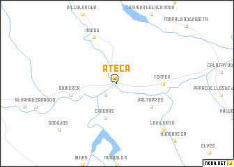 map of Ateca