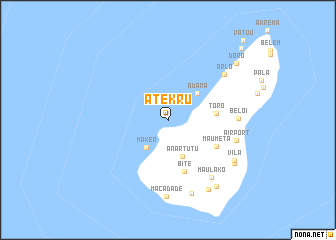 map of Atekru