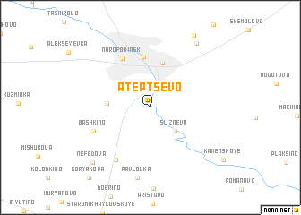 map of Ateptsevo