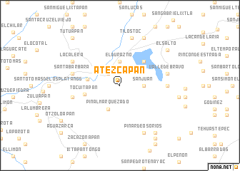 map of Atezcapan