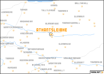 map of Áth an tSléibhe