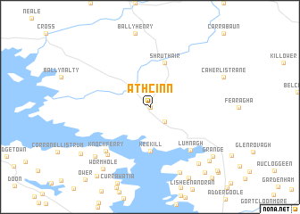 map of Áth Cinn