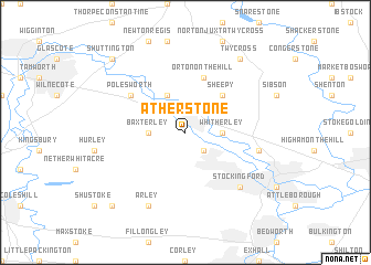 map of Atherstone