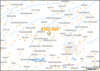 map of Athīlpur