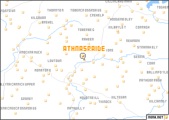 map of Áth na Sráide