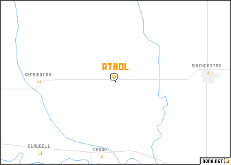 map of Athol