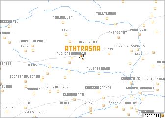 map of Áth Trasna