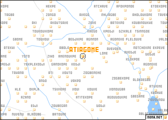 map of Atiagomé