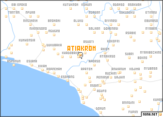 map of Atiakrom