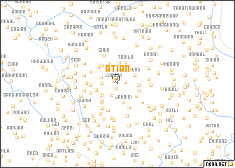 map of Atian