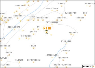 map of ‘Aţīb